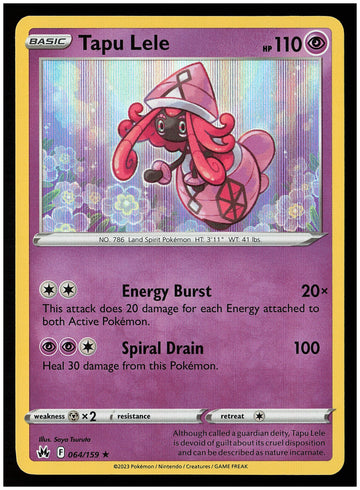 
Crown Zenith #064/159 Tapu Lele