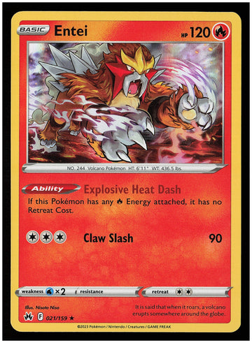 
Crown Zenith #021/159 Entei