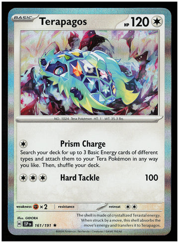 
SV08: Surging Sparks #161/191 Terapagos