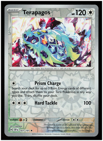 
SV08: Surging Sparks #161/191 Terapagos - #3