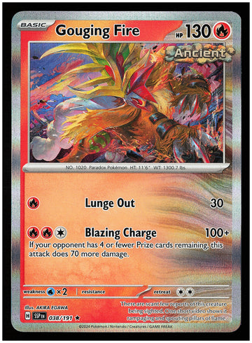
SV08: Surging Sparks #038/191 Gouging Fire