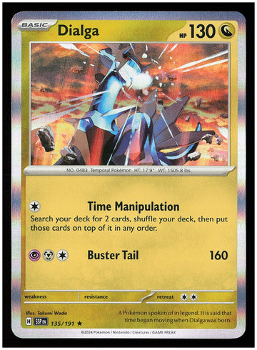 
SV08: Surging Sparks #135/191 Dialga