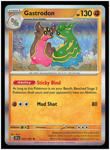 
SV08: Surging Sparks #107/191 Gastrodon - #3