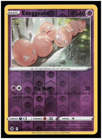 Crown Zenith #057/159 Exeggcute