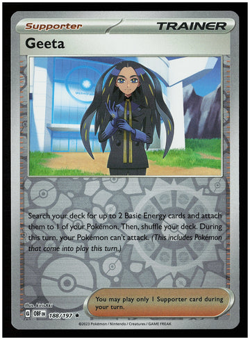 
SV03: Obsidian Flames #188/197 Geeta