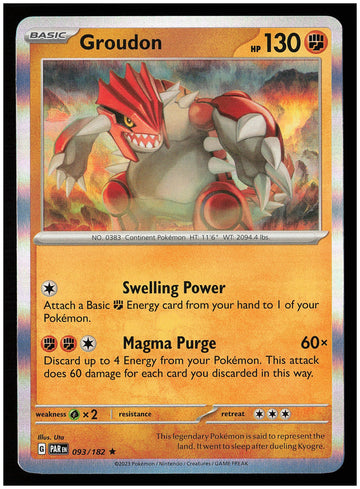 
SV04: Paradox Rift #093/182 Groudon