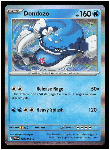 
SV01: Scarlet & Violet Base Set #061/198 Dondozo
