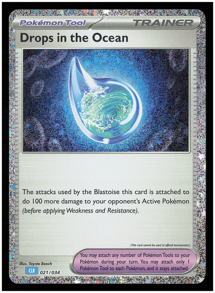 Trading Card Game Classic #021/034 Drops in the Ocean