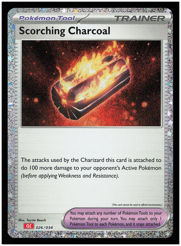 Trading Card Game Classic #026/034 Scorching Charcoal