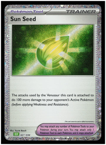 
Trading Card Game Classic #027/034 Sun Seed