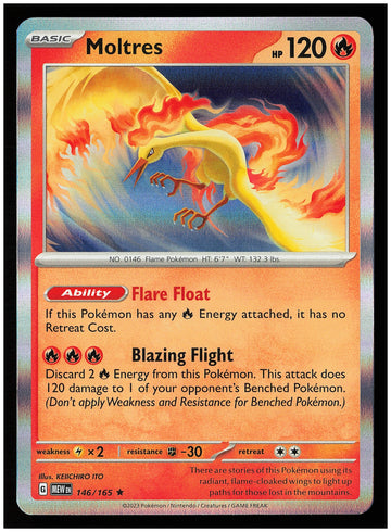 
SV: Scarlet & Violet 151 #146/165 Moltres