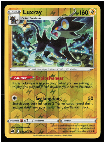 
Crown Zenith #044/159 Luxray (44)