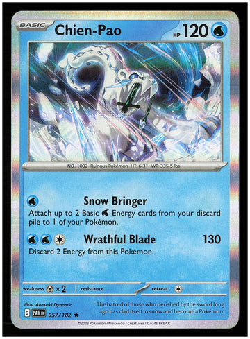 
SV04: Paradox Rift #057/182 Chien-Pao