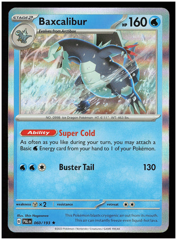 
SV02: Paldea Evolved #060/193 Baxcalibur