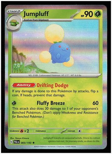 
SV02: Paldea Evolved #003/193 Jumpluff