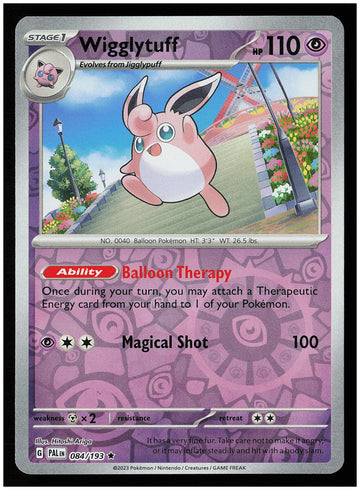 SV02: Paldea Evolved #084/193 Wigglytuff