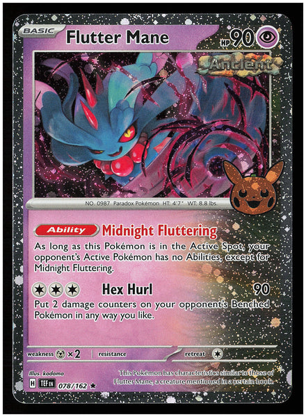 Trick or Trade BOOster Bundle 2024 #078/162 Flutter Mane (Cosmos Holo)