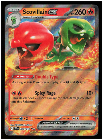 
SV08: Surging Sparks #037/191 Scovillain ex