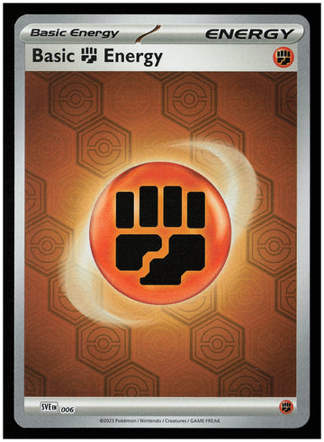 
SV01: Scarlet & Violet Base Set #006 Basic Fighting Energy