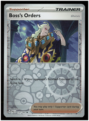 
SV02: Paldea Evolved #172/193 Boss's Orders