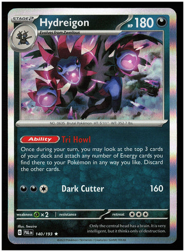 
SV02: Paldea Evolved #140/193 Hydreigon