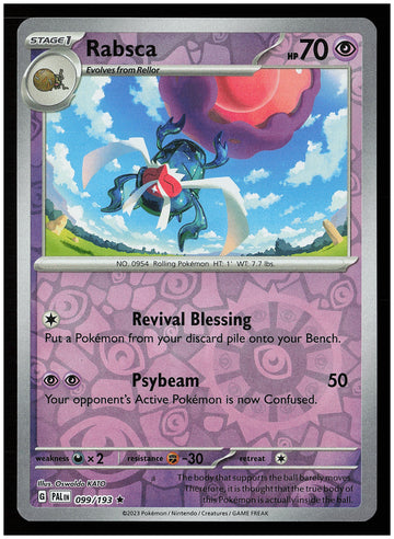 
SV02: Paldea Evolved #099/193 Rabsca