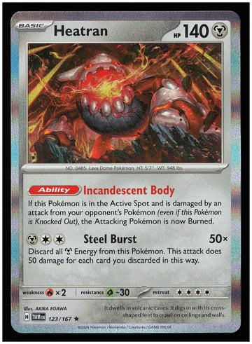 
SV06: Twilight Masquerade #123/167 Heatran