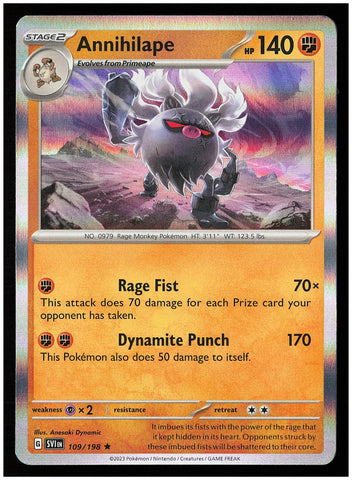 SV01: Scarlet & Violet Base Set #109/198 Annihilape