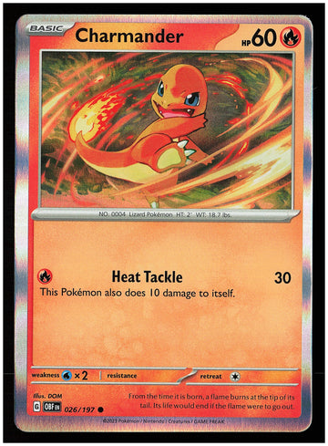 
SV03: Obsidian Flames #026/197 Charmander