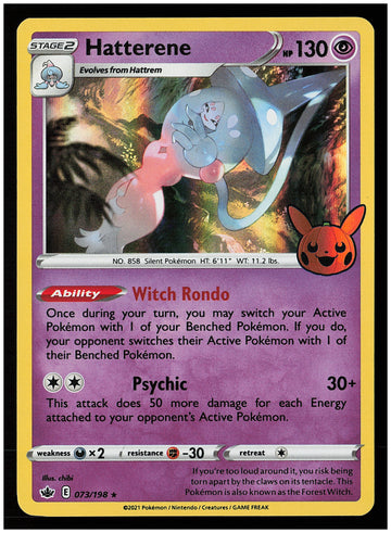 
Trick or Trade BOOster Bundle #073/198 Hatterene