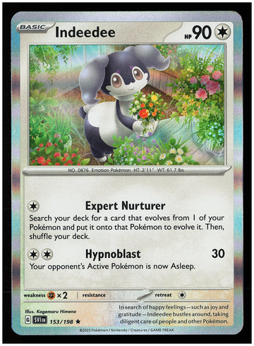 
SV01: Scarlet & Violet Base Set #153/198 Indeedee