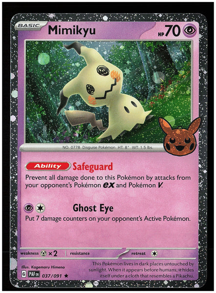 Trick or Trade BOOster Bundle 2024 #037/091 Mimikyu