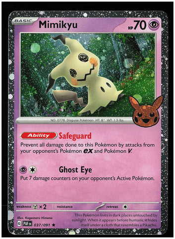 Trick or Trade BOOster Bundle 2024 #037/091 Mimikyu