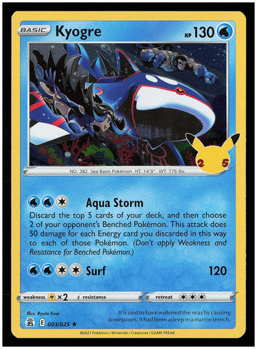
Celebrations #003/025 Kyogre
