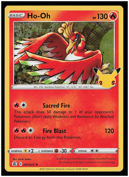 Celebrations #001/025 Ho-Oh