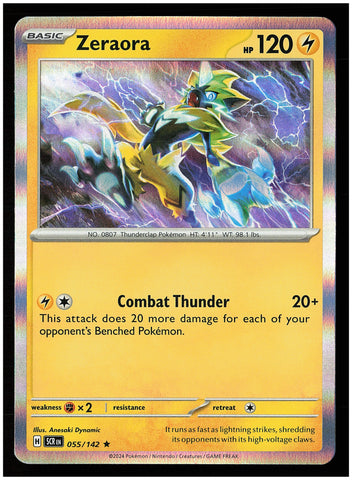 SV07: Stellar Crown #055/142 Zeraora