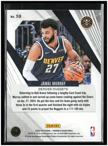 
2023-24 Panini Phoenix #59 Jamal Murray