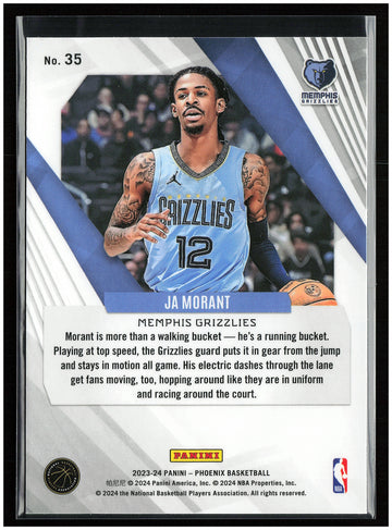 
2023-24 Panini Phoenix #35 Ja Morant