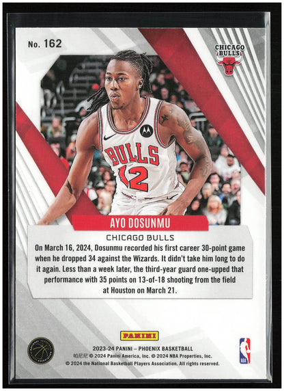 2023-24 Panini Phoenix #162 Ayo Dosunmu