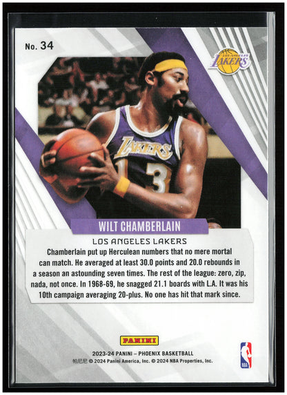 2023-24 Panini Phoenix #34 Wilt Chamberlain