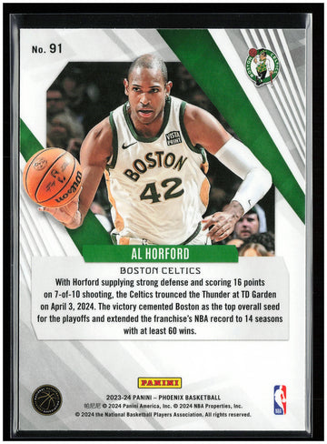 
2023-24 Panini Phoenix #91 Al Horford