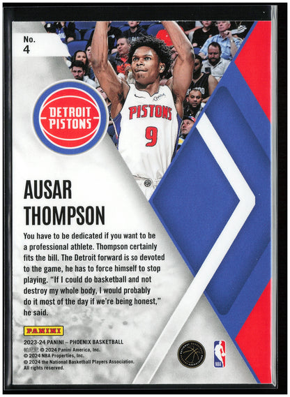 2023-24 Panini Phoenix #4 Ausar Thompson Instant Phenom