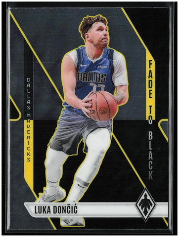 2023-24 Panini Phoenix #18 Luka Doncic Fade To Black