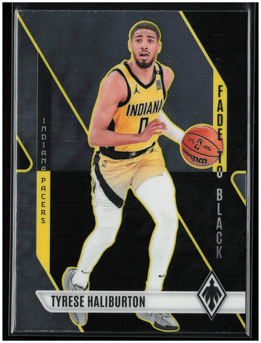 2023-24 Panini Phoenix #12 Tyrese Haliburton Fade To Black