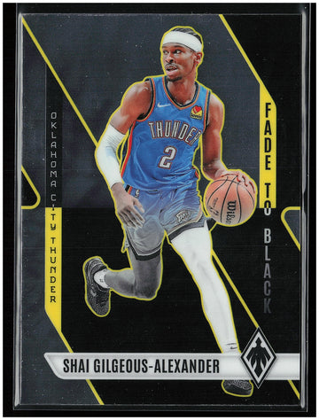 
2023-24 Panini Phoenix #5 Shai Gilgeous-Alexander Fade To Black