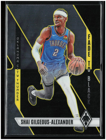 2023-24 Panini Phoenix #5 Shai Gilgeous-Alexander Fade To Black