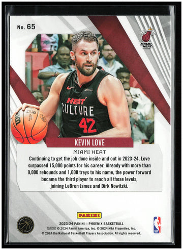 
2023-24 Panini Phoenix #65 Kevin Love