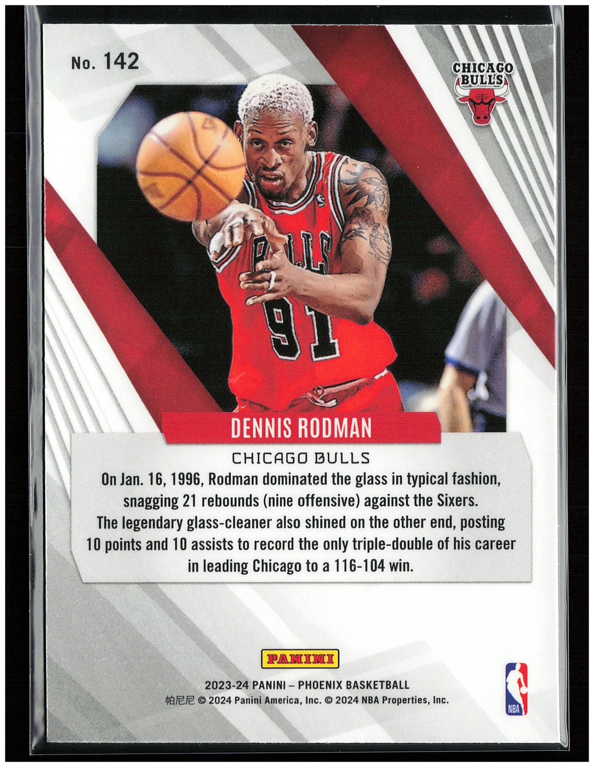 2023-24 Panini Phoenix #142 Dennis Rodman