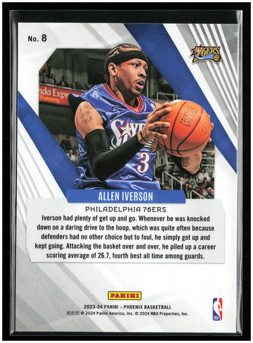 
2023-24 Panini Phoenix #8 Allen Iverson
