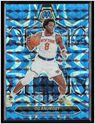 
2023-24 Panini Mosaic #135 OG Anunoby Reactive Blue